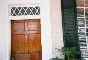 Historical Home Refinished Front Door